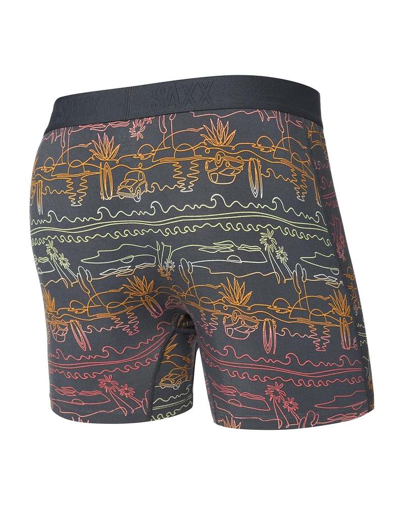 Ultra-soft SUMMER TRAVEL Boxer Briefs - EBONY
