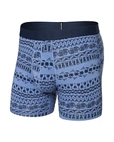 Boxer Saxx DROPTEMP™ COOLING COTTON RAYURE TROU 19-BLEU