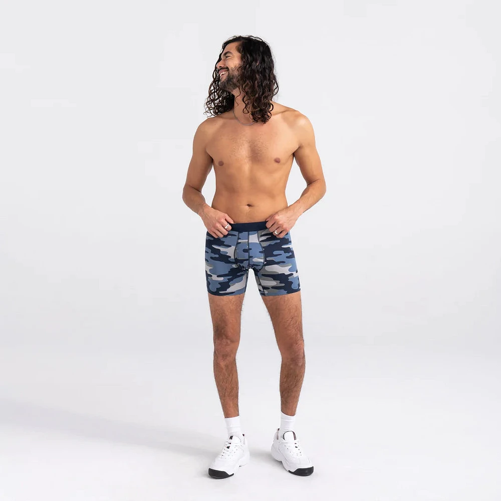 Boxer Saxx DROPTEMP™ COOLING Cotton TIDAL CAMO-BLUE