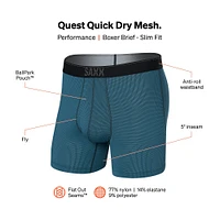 Boxer Saxx Quest Fly Storm Blue