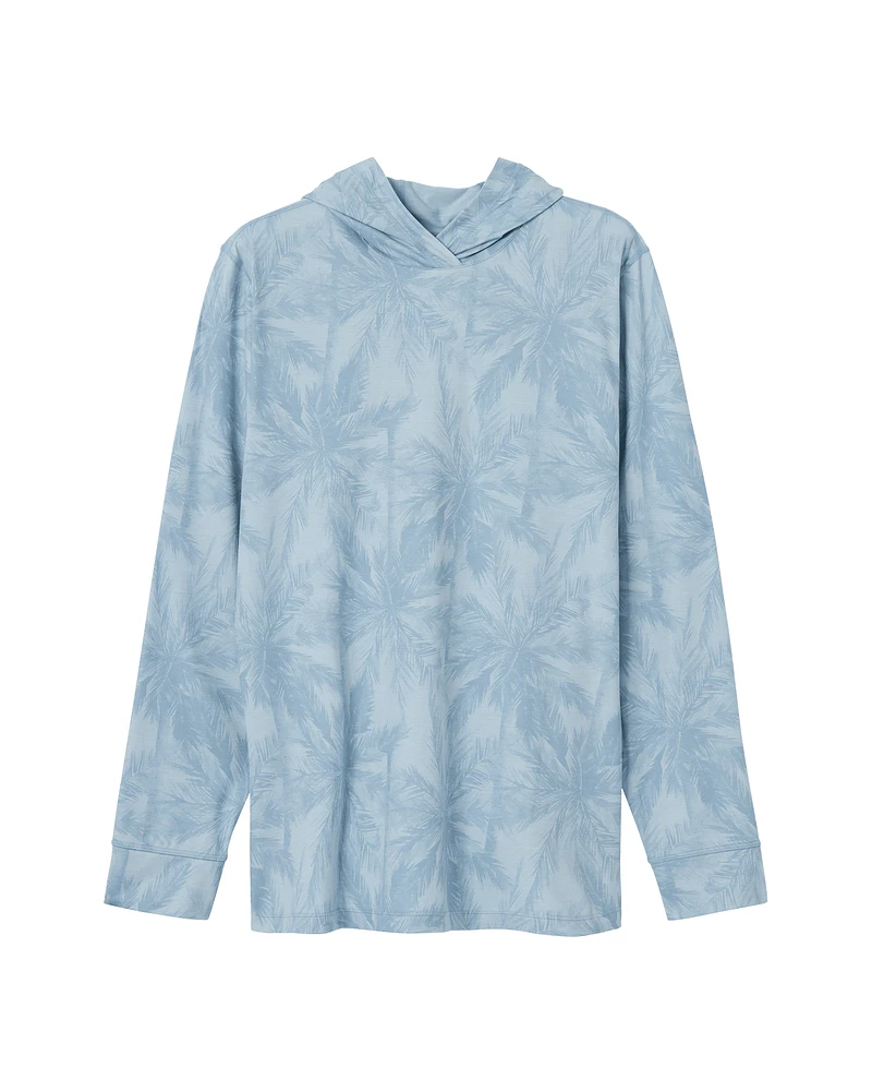 Droptemp All Day Cooling Hoodie HOLIDAY ATMOSPHERE-BLUE
