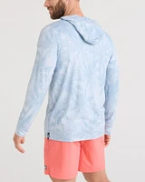 Droptemp All Day Cooling Hoodie HOLIDAY ATMOSPHERE-BLUE