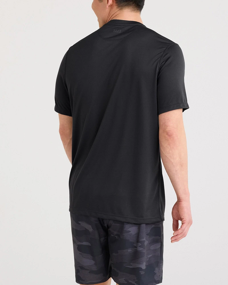 Black Bleached Tech Multi-Sport T-shirt