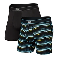 Pack de 2 boxers Saxx Daytripper Broadcast Stripe/Black