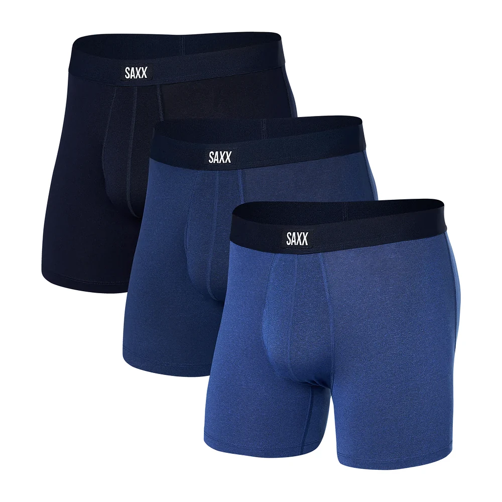 Pack de 3 boxers Saxx Daytripper SPRT BLU HTR/BLBRRY/MRTME