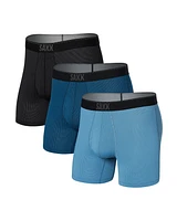 Pack de 3 boxers Quest SLATE/ANCHOR TEAL/BLACK