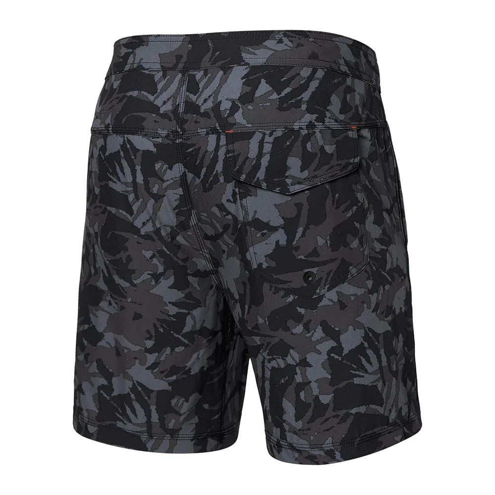 Maillot de bain Saxx Betawave 2N1 Boardie 7" BATIK CAMO- DARK GRAPHITE