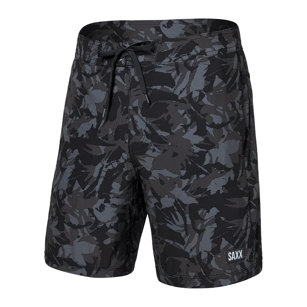 Maillot de bain Saxx Betawave 2N1 Boardie 7" BATIK CAMO- DARK GRAPHITE