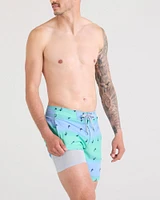 Betawave 2N1 Boardie 7" Swimsuit OMBRÉ VOILAINE-MULTICOLORE