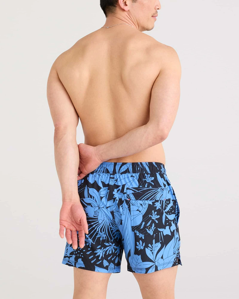 Oh Buoy 2in1 VOLLEY 5" JUNGLE BLACK Swimsuit