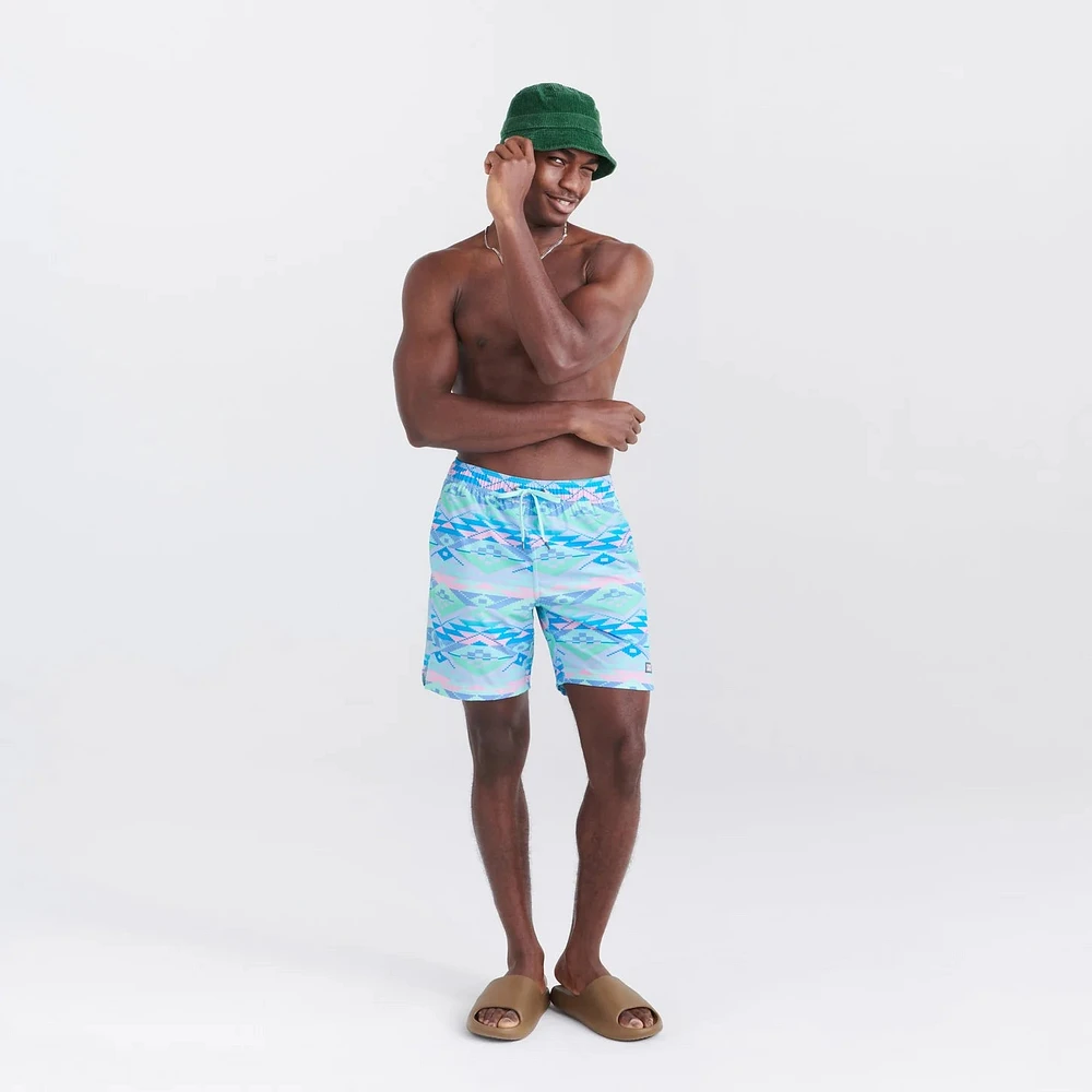 Maillot de bain Saxx Oh Buoy 2in1 VOLLEY 7" GEO GRADIANT- MULTI