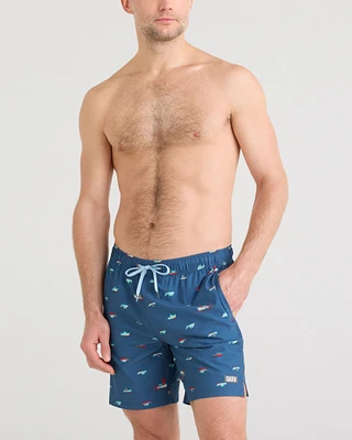 Oh Buoy 2in1 VOLLEY 7" Swimsuit LET'S FREE THE KRAKEN