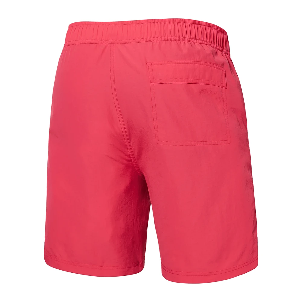 Maillot de bain Saxx GO COASTAL VOLLEY 2-EN-1 7'' Hibiscus