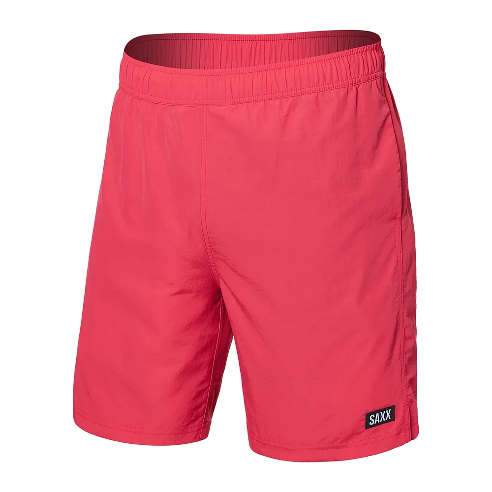 Maillot de bain Saxx GO COASTAL VOLLEY 2-EN-1 7'' Hibiscus