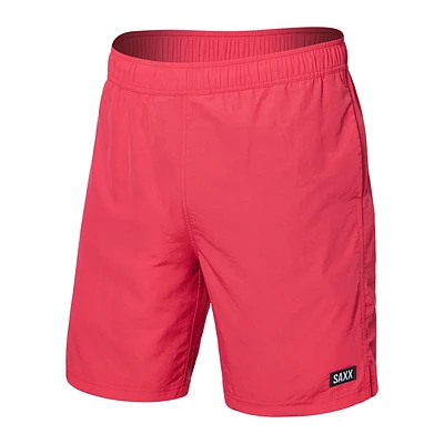 Maillot de bain Saxx GO COASTAL VOLLEY 2-EN-1 7'' Hibiscus