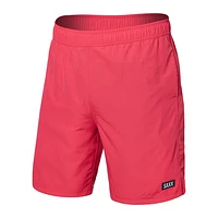 Maillot de bain Saxx GO COASTAL VOLLEY 2-EN-1 7'' Hibiscus