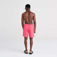 Maillot de bain Saxx GO COASTAL VOLLEY 2-EN-1 7'' Hibiscus