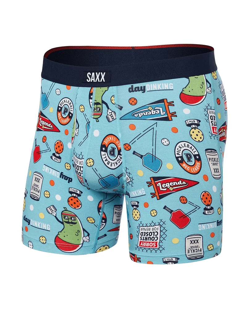Saxx - Vibe Boxer Brief : Black Coast Stripe
