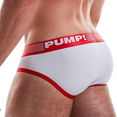 Pump! - Brief : Ribbed Red