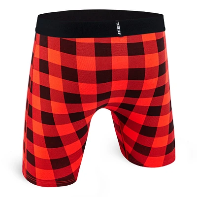 Feel Long Boxer Brief : Lumberjack