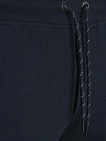 Short de coton ouaté Jack & Jones logo blocking navy blazer