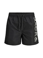 Jack & Jones Akm Logo Swimsuit Black