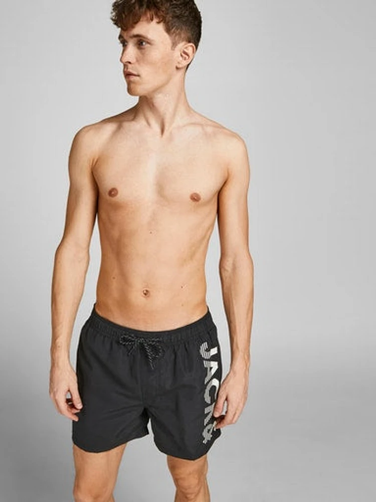 Jack & Jones Akm Logo Swimsuit Black