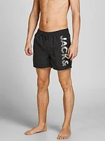 Jack & Jones Akm Logo Swimsuit Black