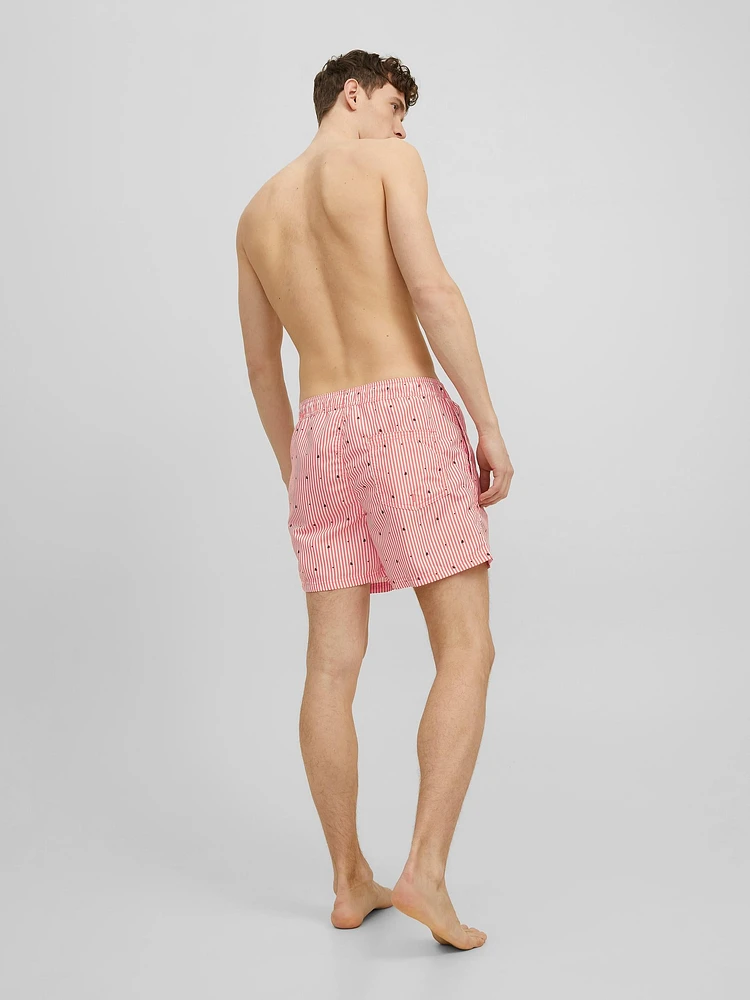 Swimsuit Jack & Jones Crete Akm Mini Hot Coral