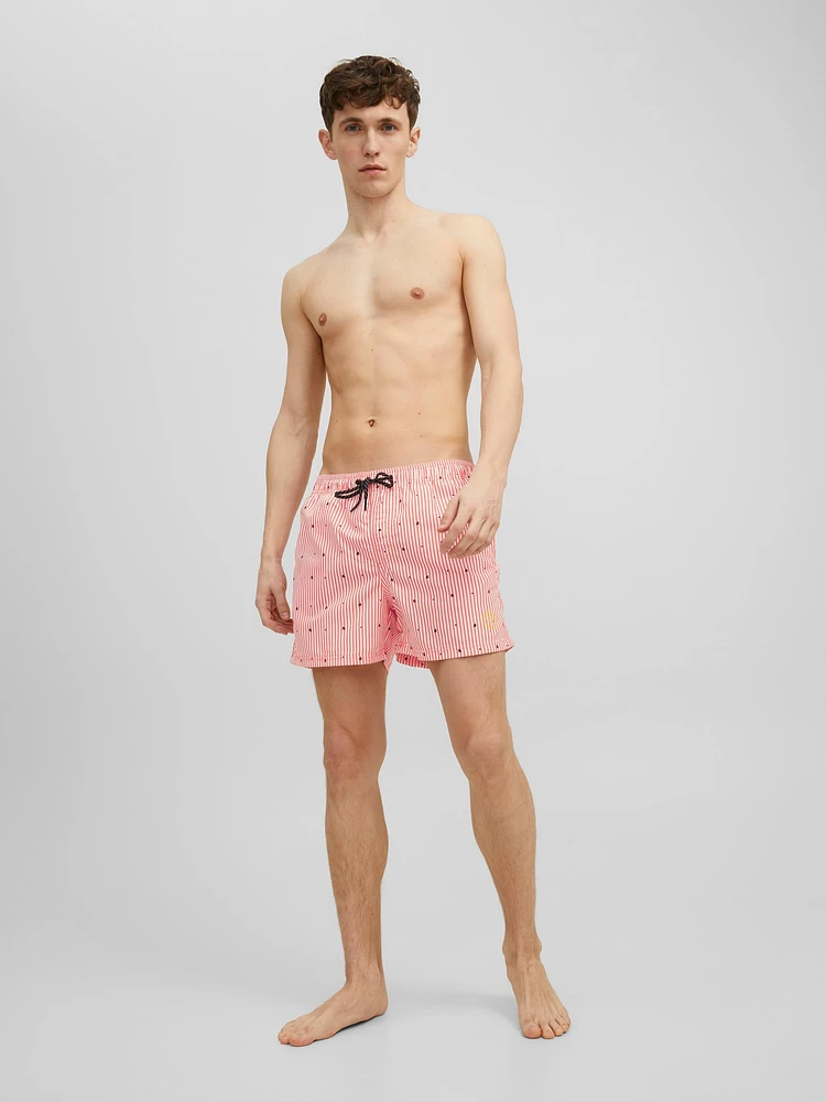 Swimsuit Jack & Jones Crete Akm Mini Hot Coral