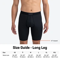 Saxx - Quest Quick Dry Mesh Long Leg : Black