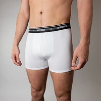 Bodyskin - Basic Cotton Boxer Brief : White