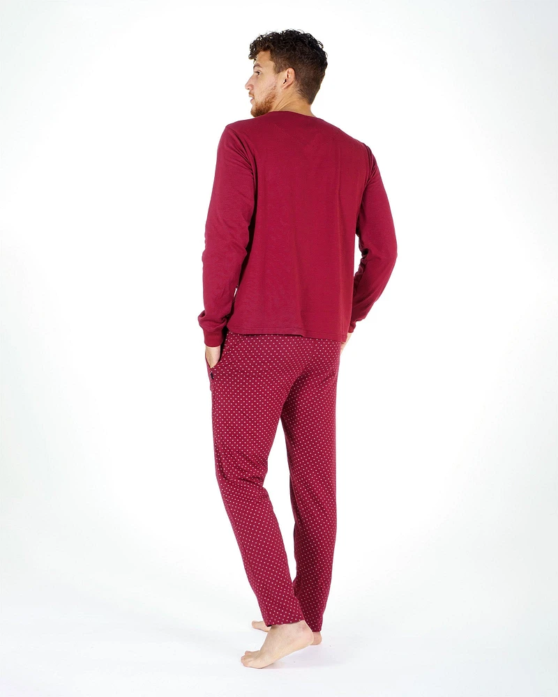 Nude Allday Burgundy Pajamas Set