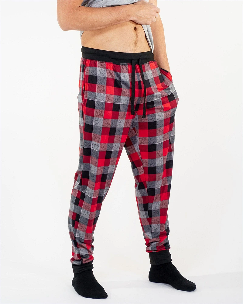 Naked Malone Plaid Red Pajama Pants