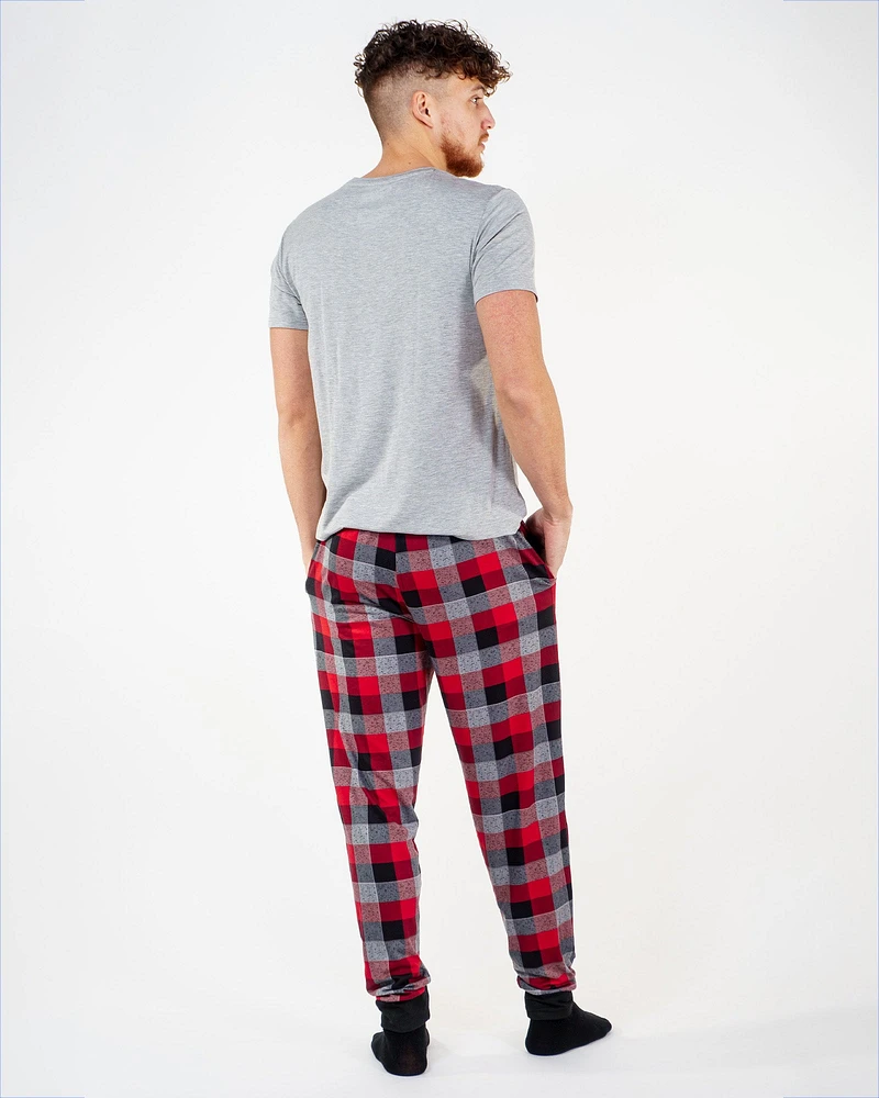 Naked Malone Plaid Red Pajama Pants