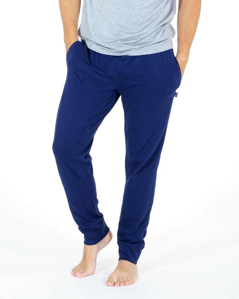 Pantalon Nu Perfect en Coton Navy