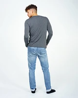 Chandail manches longues en bambou charcoal