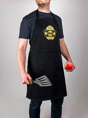 Apron "Gourmet Dad" black