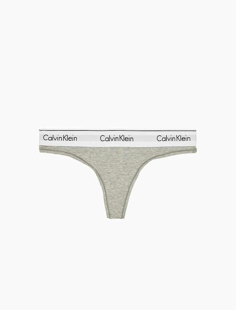 Calvin Klein - Modern Cotton Thong : Grey