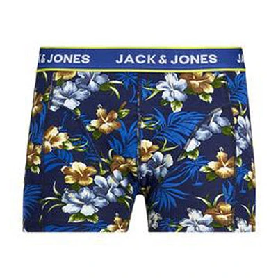 Trunks Jack & Jones Flower Maritime Blue