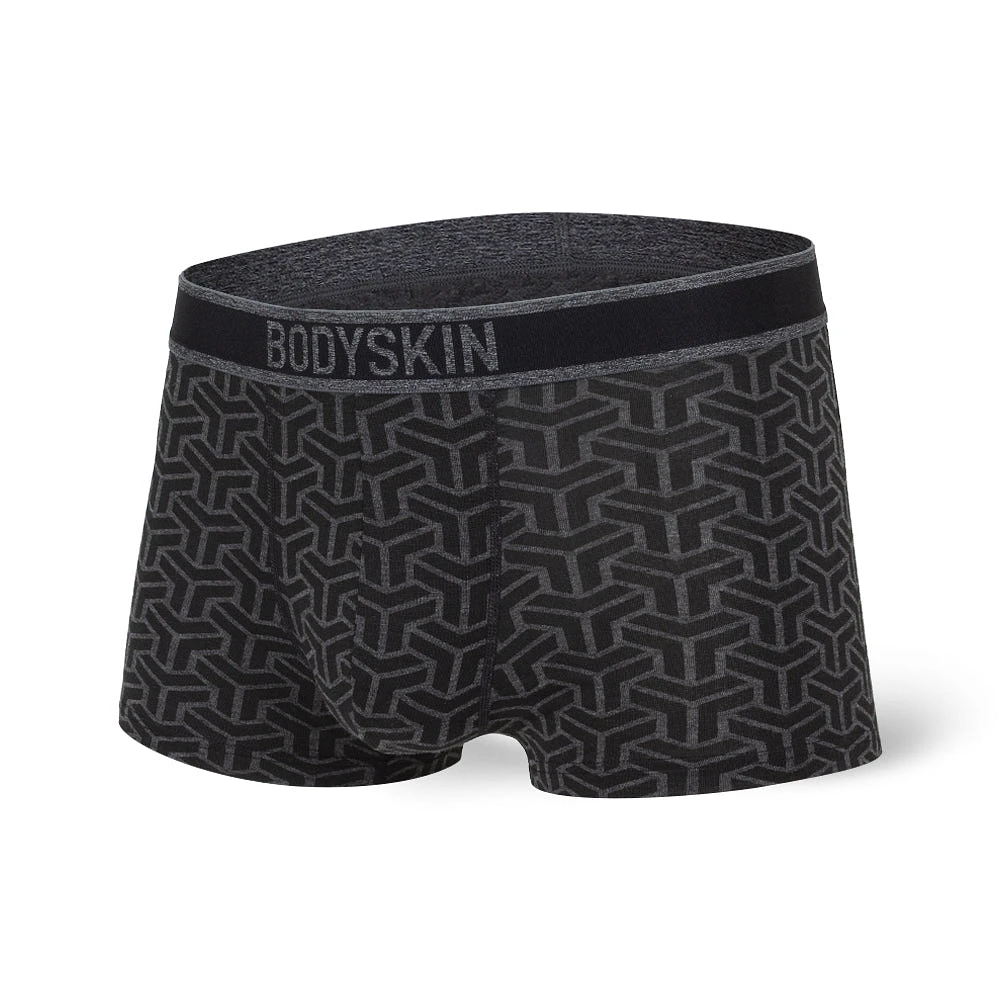 Boxer court Bodyskin Swag Géo charcoal