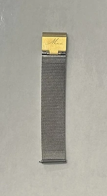 Half watch bracelet silver and gold
