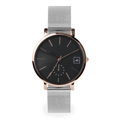 Montre mèche acier inox