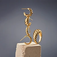 Salerno II Hoop Earrings