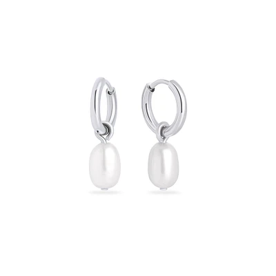 Boucles dormeuses perles Sally