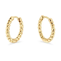 Smalt Huggie Earrings