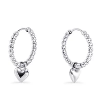 Violet Huggie Earrings