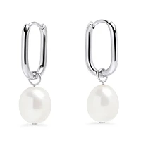 Boucles dormeuses perles Opale