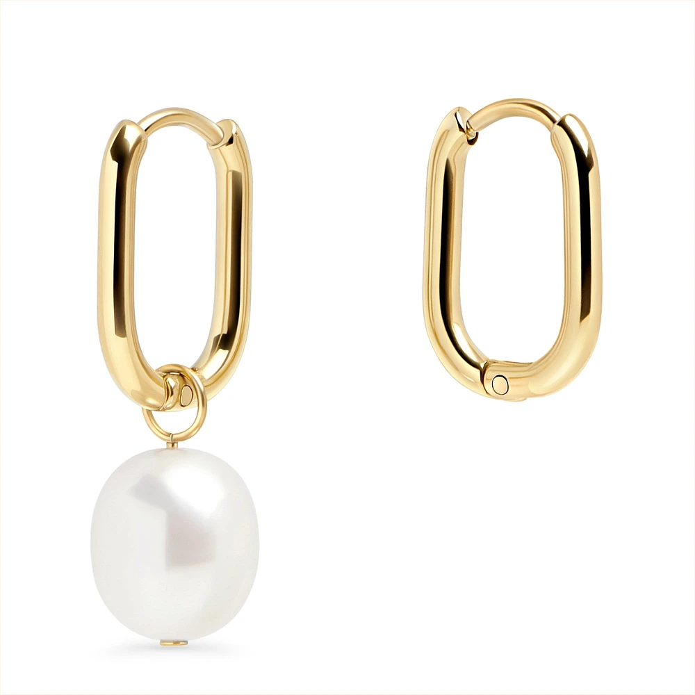Boucles dormeuses perles Opale