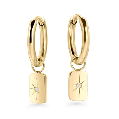 Polaris Huggie Earrings
